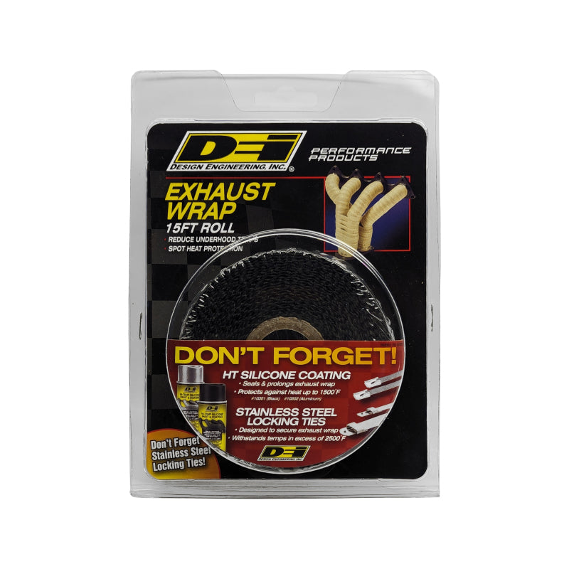 DEI Exhaust Wrap 1in x 15ft - Black 10120 10120 Photo - Unmounted