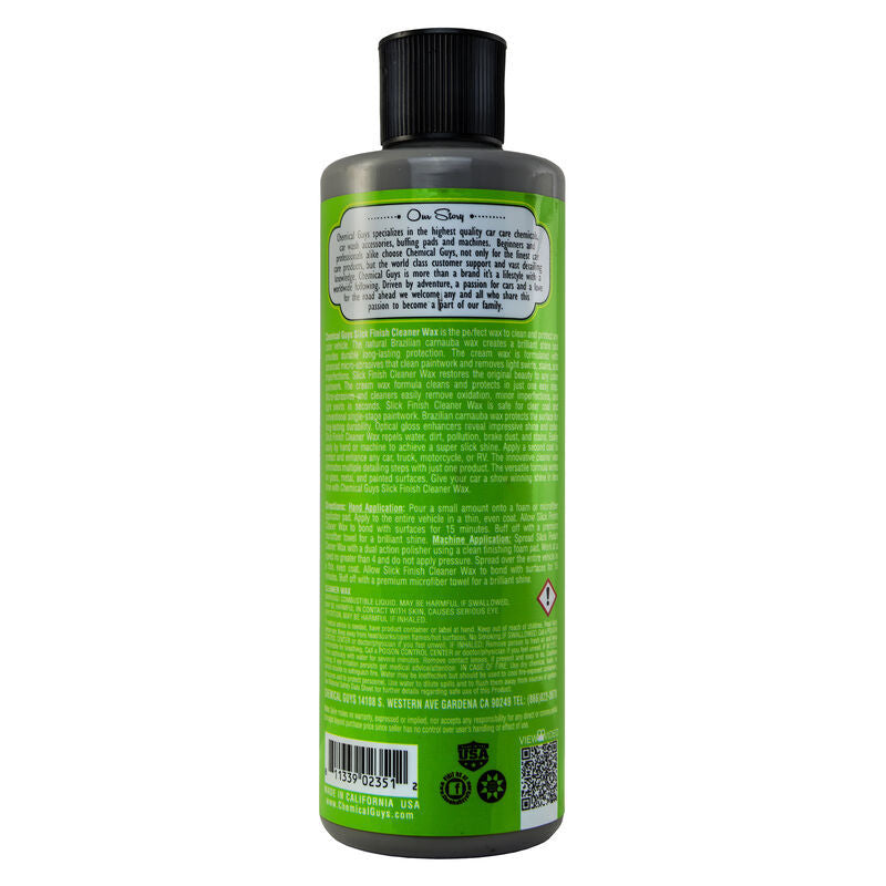 Chemical Guys Slick Finish Cleaner Wax - 16oz (P6) WAC20616 WAC20616 User 1