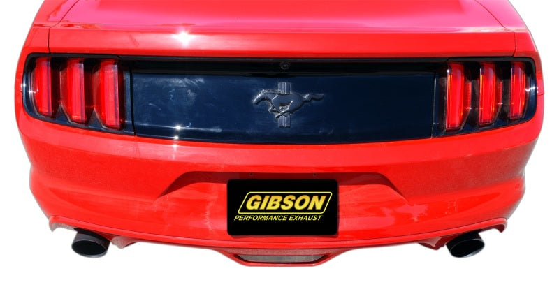 Gibson 15-17 Ford Mustang V6 3.7L 2.5in Cat-Back Dual Exhaust - Stainless 619015 619015 Photo - Mounted