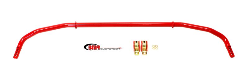 BMR 12-15 5th Gen Camaro Rear Hollow 32mm Adj. Sway Bar Kit w/ Bushings - Red SB033R SB033R Photo - Primary