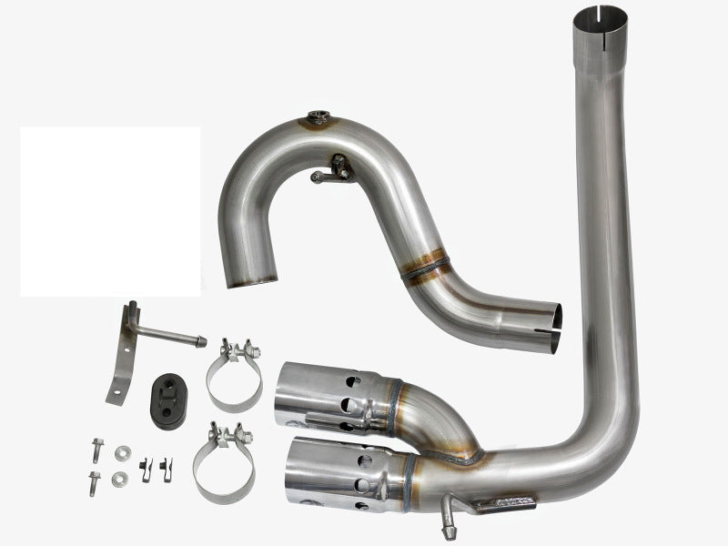 aFe POWER 49-44065-P Rebel Series 3" 409 SS DPF-Back Exhaust System 49-44065-P Photo - Unmounted