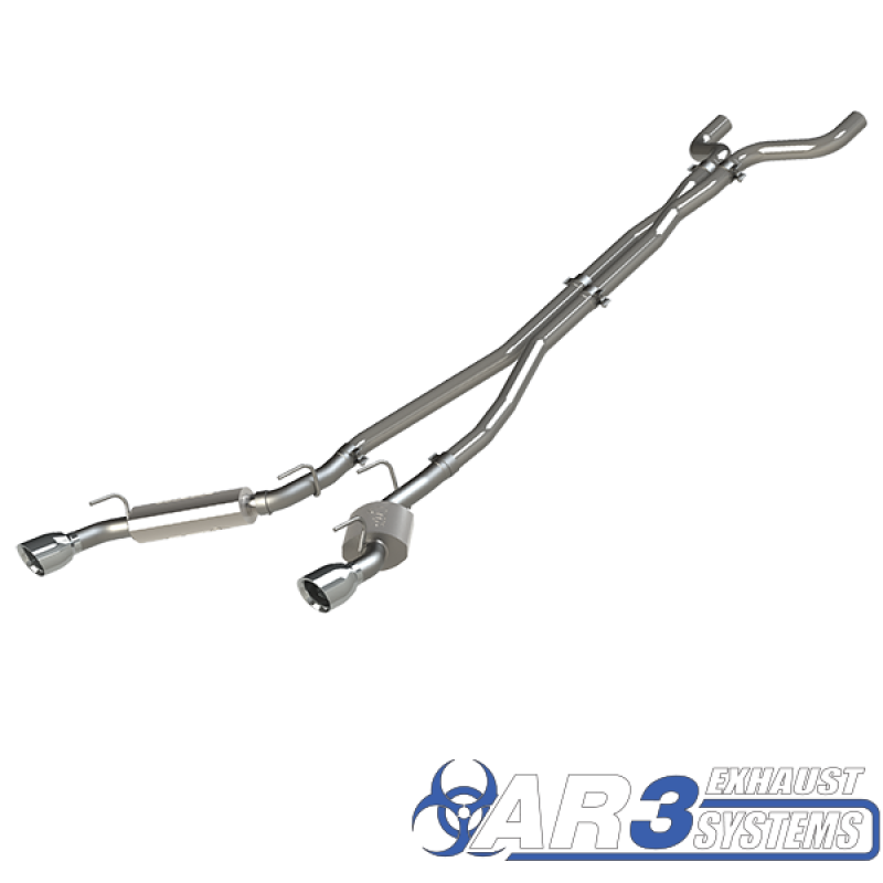 QTP 14-15 Chevrolet Camaro SS 6.2L 304SS AR3 Cat-Back Exhaust w/4.5in Tips 600115 600115 Photo - Primary