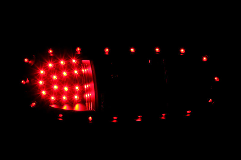 Anzo 1998-2005 Mazda Miata LED Tail lights Black 321212 Photo - Mounted