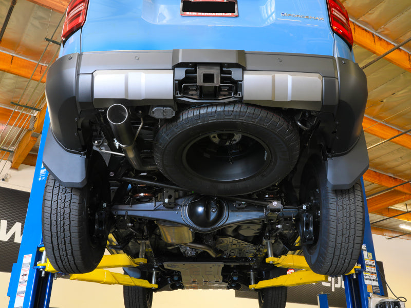 aFe 24-25 Toyota Land Cruiser 2-1/2in to 3in 304 SS Cat-Back Exhaust System w/ Black Tip 49-36076-B 49-36076-B Photo - Mounted