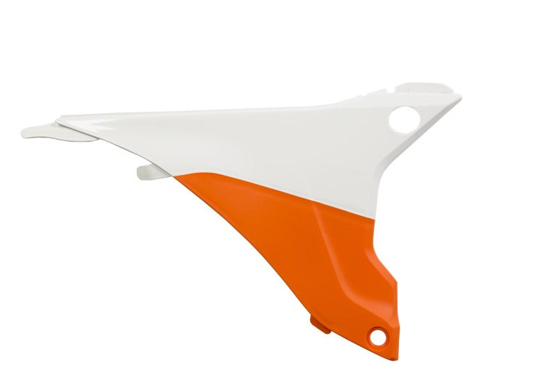 Acerbis 14-16 KTM EXC/EXC-F/XCF-W/XC-W Airbox Cover - White/16 Orange 2374125412 2374125412 Photo - Primary