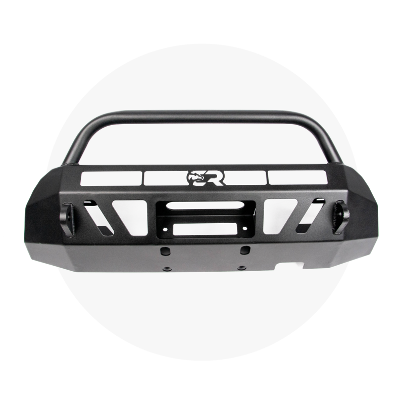 Cali Raised LED Cali Raised 16-23 Toyota Tacoma Stealth Bumper - Bull Bar / 32In Led Bar Spot W/ Small Switch CR3258 CR3258 Photo - Primary