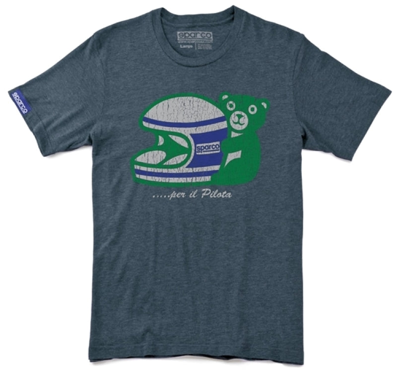 Sparco T-Shirt Pilota Indigo - Large SP0120IN3L SP0120IN3L Photo - Primary
