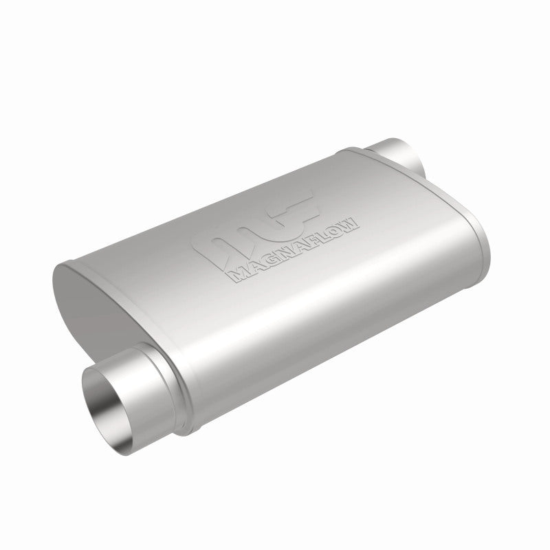 Magnaflow Muffler Mag 3in 409SS 14X4X9 3 O/O 11239 11239 360 Degree Image Set