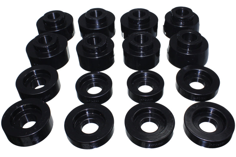 Energy Suspension 08-16 Ford F-250/F-350/F-450/F-550 Super Duty Crew Cab Black Body Mount Set 4.4124G 4.4124G Photo - Primary