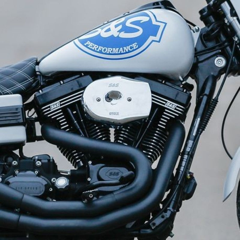 S&S Cycle 01-15 Fuel-Injected Softail Models Stealth Air Cleaner Kit w/ Chrome Tribute Cover 170-0596 170-0596 Photo - Primary