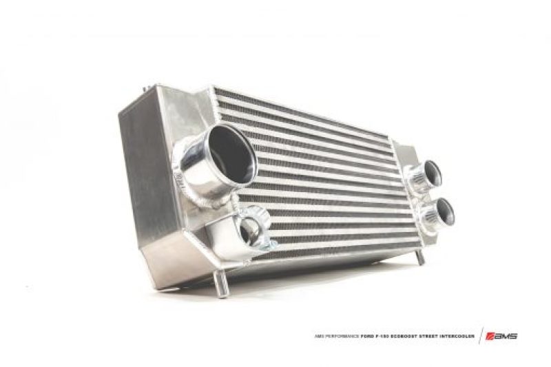 AMS Performance 2015+ Ford F-150 2.7L/3.5L / 17-19 Ford Raptor 3.5L 5.5in Thick Intercooler Upgrade AMS.32.09.0001-1 AMS.32.09.0001-1 Photo - Primary