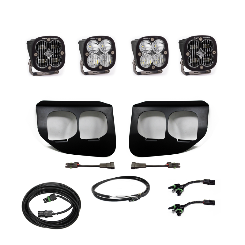 Baja Designs Ford Super Duty (20-On) Fog Lights Dual FPK SAE/Pro DC Baja Designs w/Upfitter 447736UP 447736UP User 1