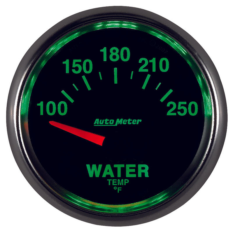 Autometer GS 52mm 100-250 Deg F Short Sweep Electronic Water Temperature Gauge 3837 3837 User 4