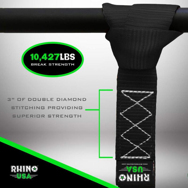 Rhino USA Soft Loops Motorcycle Tie-Down Set 4-Pack Green SOFT4PACK-GRN SOFT4PACK-GRN User 2