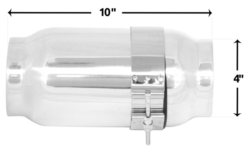 Spectre Inline Air Box 5in. w/Filter 9832 9832 Technical Drawing