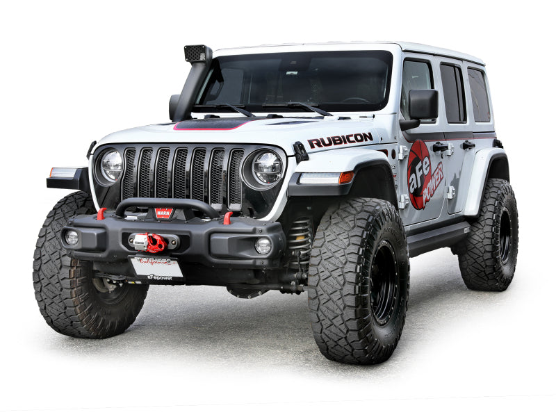 aFe 18-25 Jeep Wrangler / Gladiator L4/V6 Dynamic Air Scoop (D.A.S) Snorkel 55-21001 55-21001 Photo - Mounted