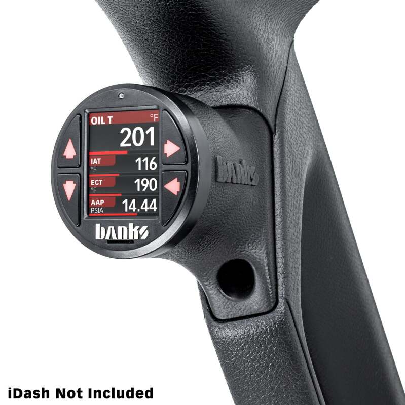 Banks Power 18-23 Jeep Wrangler/Gladiator - iDash Stealth Single Gauge Pod Kit 63371 63371 User 3