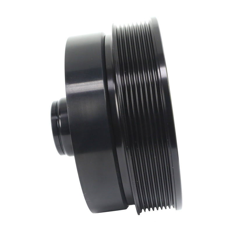 Fluidampr Chevy LSX 6-1/4in Damper w/Single 8 Rib 6.57in Dia Pulley Steel Internally Balanced Damper 660101 660101 User 6