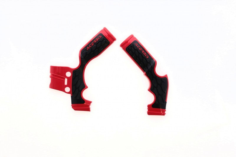 Acerbis 14-23 KTM SX65/ 16-23 Husq TC65/ 21-23 GasGas MC65 Frame Guards- X-Grip - Red/Black 2688761018 2688761018 Photo - Primary
