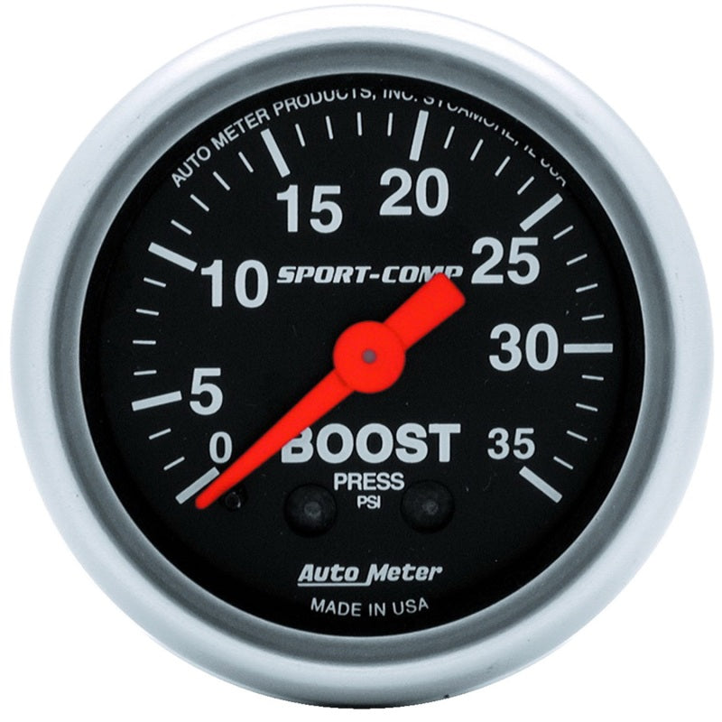 Autometer t Comp 3304 2" Boost 0-35 PSI Mechanical Gauge 3304 Photo - Primary