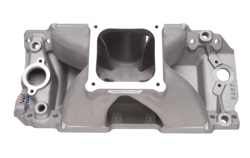 Edelbrock Manifold Bbc Super Victor 632 Tall Deck Conventional Rect Port Heads 2897 Photo - Primary