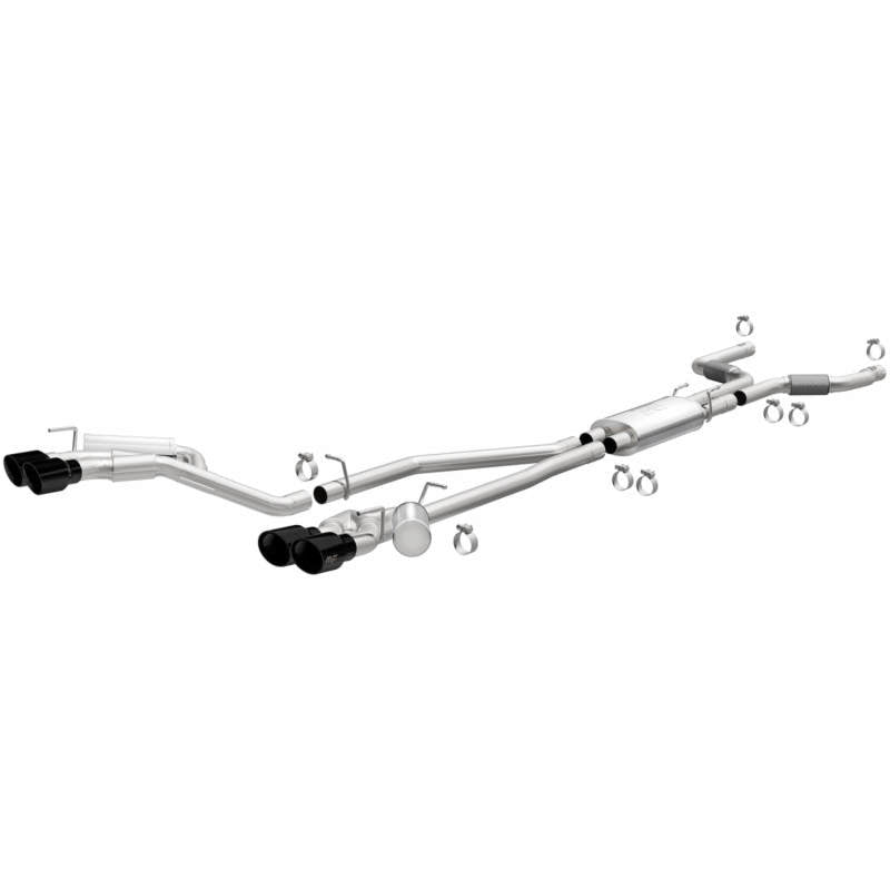 MagnaFlow 20-21 Ford Explorer 3.0L V6 Dual Exit Quad Black Chrome Tip Street Series Cat-Back Exhaust 19515 19515 Photo - Primary