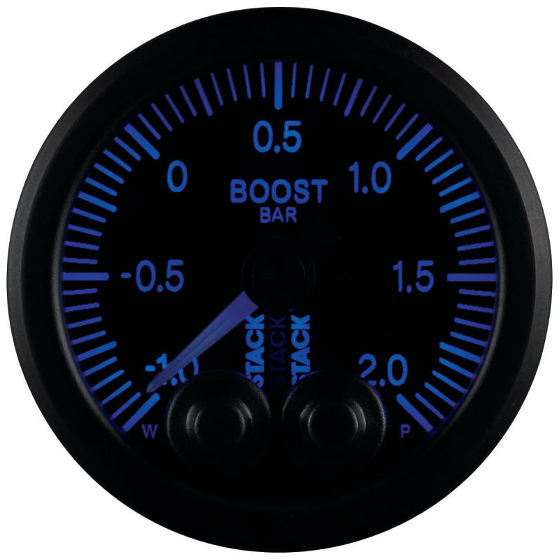 Autometer Stack 52mm -1 to +2 Bar (Incl T-Fitting) Pro-Control Boost Pressure Gauge - Black ST3511 ST3511 User 8