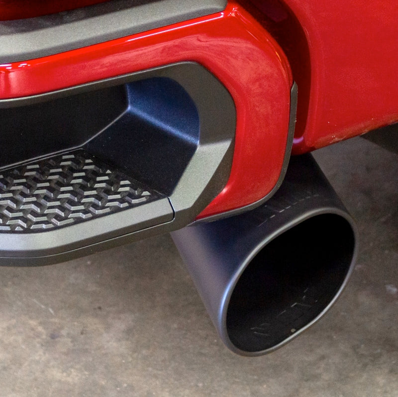 Banks Power 20-21 Chevy/GMC 2500/3500 6.6L Monster Exhaust System - Black Tip 48997-B 48997-B Photo - lifestyle view