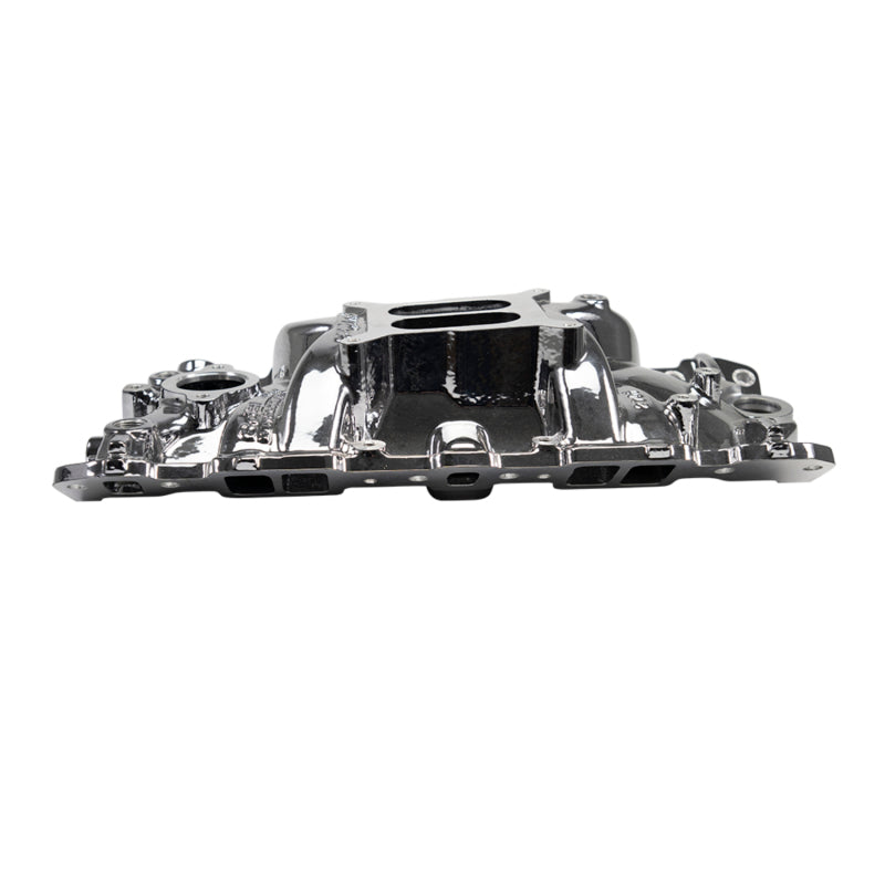 Edelbrock SBC Performer EPS Manifold - Chrome Plasma Coated 2701-CP 2701-CP Photo - out of package