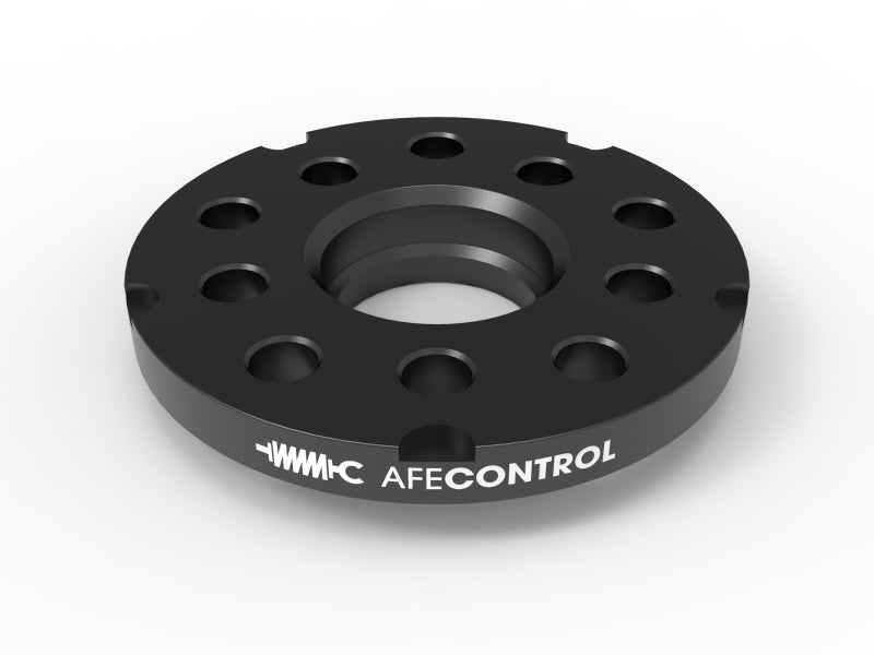 aFe CONTROL Billet Aluminum Wheel Spacers 5x100/112 CB57.1 15mm - Volkswagen/Audi 610-611002-B 610-611002-B Photo - Close Up
