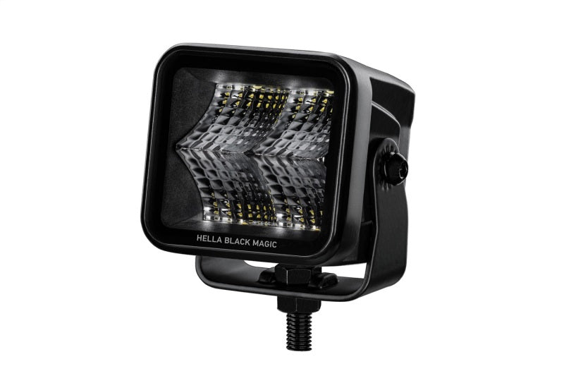 Hella Universal Black Magic 2.7in L.E.D. Cube Kit - Flood Beam 358176801 358176801 Photo - Unmounted