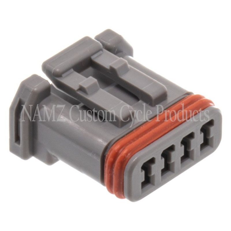 NAMZ MX-1900 4-Position Socket Housing - Gray NJ-4S52 NJ-4S52 Photo - Primary