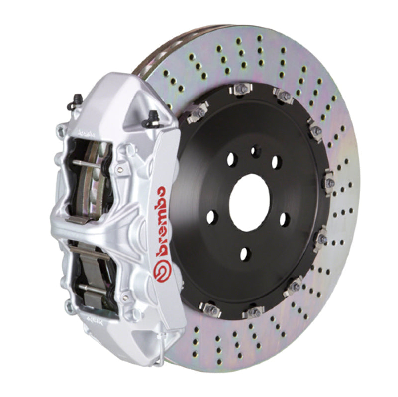 Brembo 09-13 X5M Front GT BBK 6 Piston Cast 405x34 2pc Rotor Drilled-Silver 1N1.9537A3 1N1.9537A3 Photo - Primary