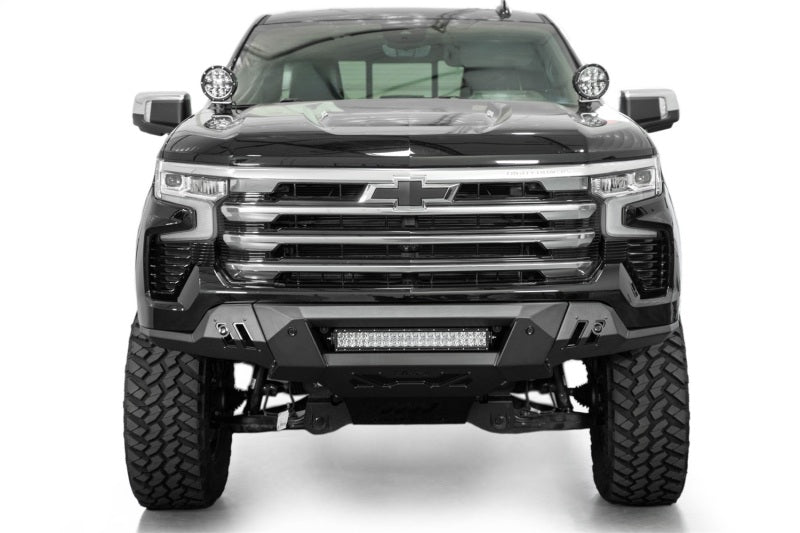 Addictive Desert Designs ADD 2022+ Chevrolet Silverado 1500 Black Label Front Bumper F140300010103 F140300010103 Photo - Mounted