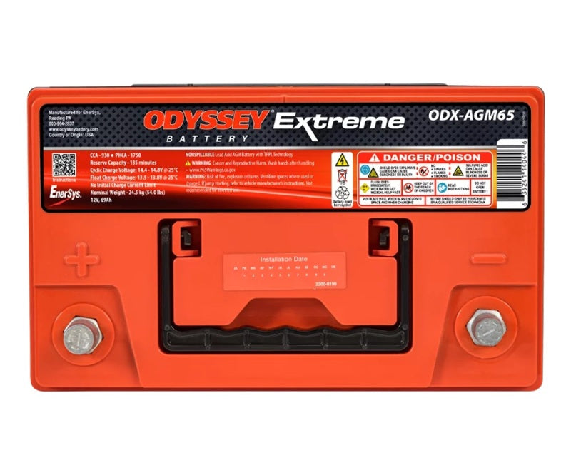 Odyssey Battery Auto/Truck/Heavy Duty & Commercial Extreme AGM Battery (65-PC1750T) ODX-AGM65 ODX-AGM65 User 1