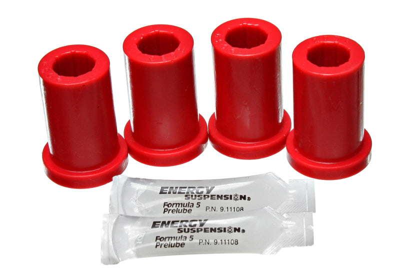 Energy Suspension Frame Shackle Bushing Set Red Toyota Pickup DLX 1980-1985 8.2104R Photo - Primary