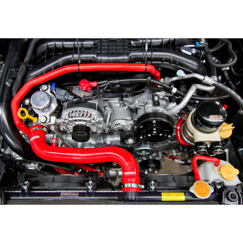 Mishimoto Red Silicone Ancillary Hose Kit - Subaru WRX 2015+ MMHOSE-WRX-15ANCRD User 5