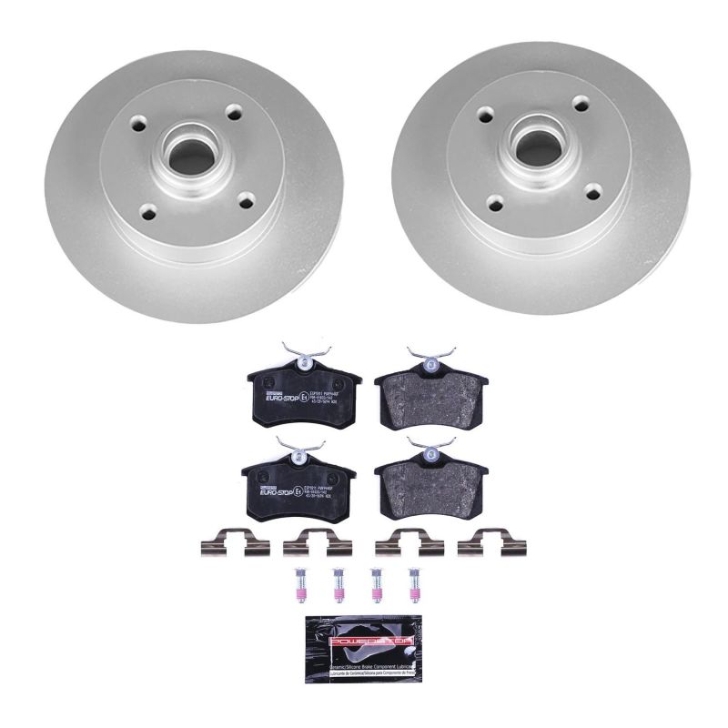 Power Stop 92-90 Volkswagen Corrado Rear Euro-Stop Brake Kit ESK370 ESK370 Photo - Primary