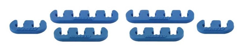 Moroso Spark Plug Wire Accessories Spark Plug Wire Separators; Blue; 11mm 73160 User 1
