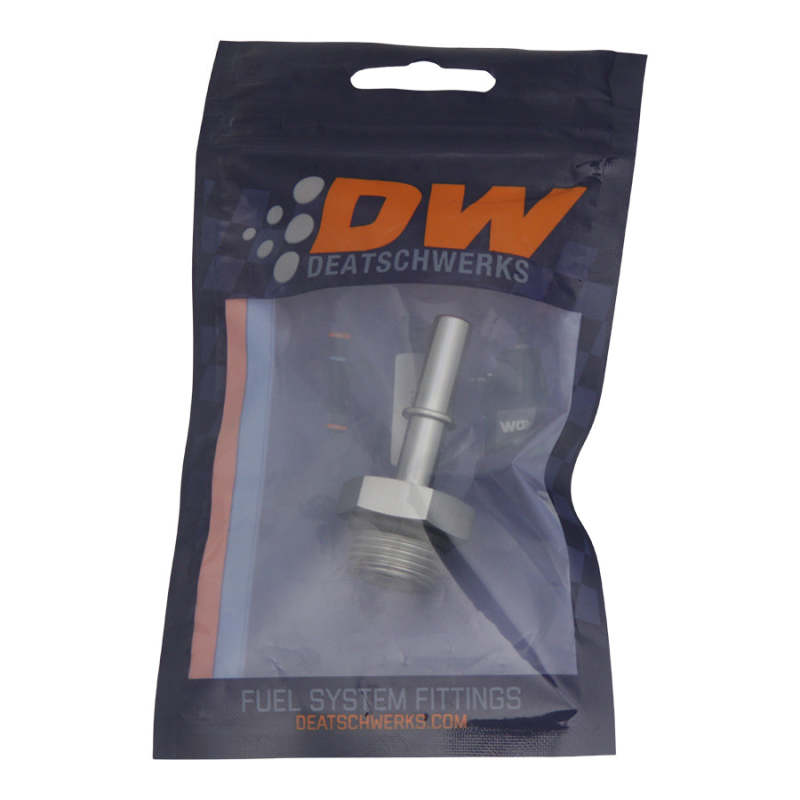 DeatschWerks 8AN ORB Male to 5/16in Male EFI Quick Connect Adapter - Anodized DW Titanium 6-02-0123 6-02-0123 Photo - lifestyle view