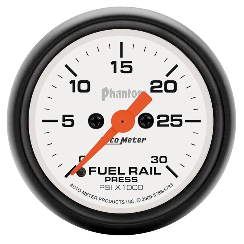 Autometer 2-1/16" Fuel Rail Pressure, 0-30K Psi, Stepper Motor, Phantom 5786 User 1
