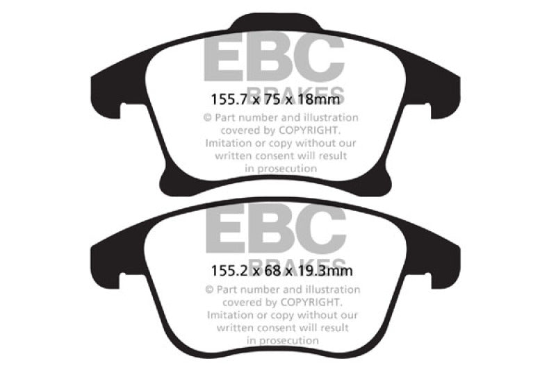 EBC Disc Brake Pad Set DP32159C Photo - Primary