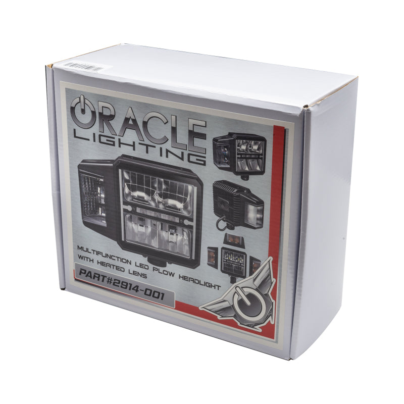 ORACLE Lighting Multifunction LED Plow Headlight with Heated Lens 5700K 2914-001 2914-001 Photo - in package