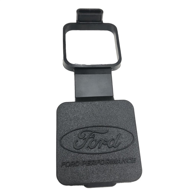 Ford Racing Rubber 2in Hitch Receiver Cover w/Ford Oval/Ford Performance Logo M-1840-FP M-1840-FP Photo - Unmounted