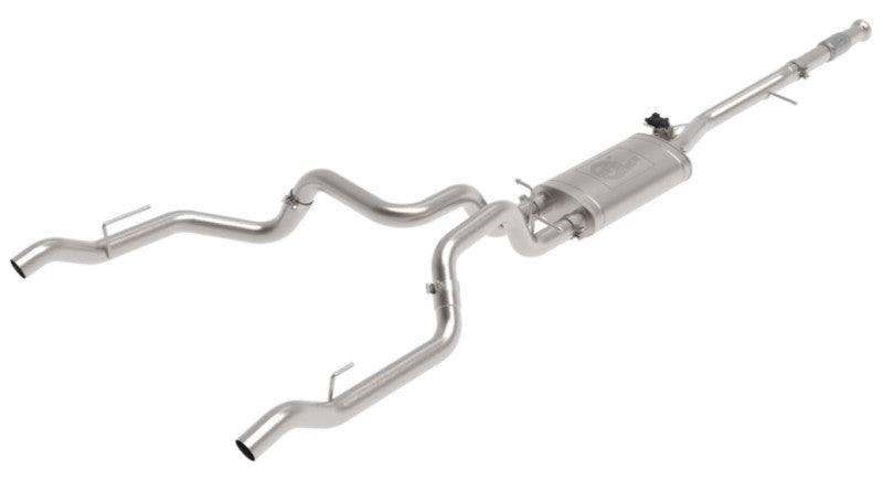 aFe Gemini XV 3in 304 SS Cat-Back Exhaust w/ Cutout 19-21 GM Silverado/Sierra 1500 V8 49-34138 49-34138 User 1