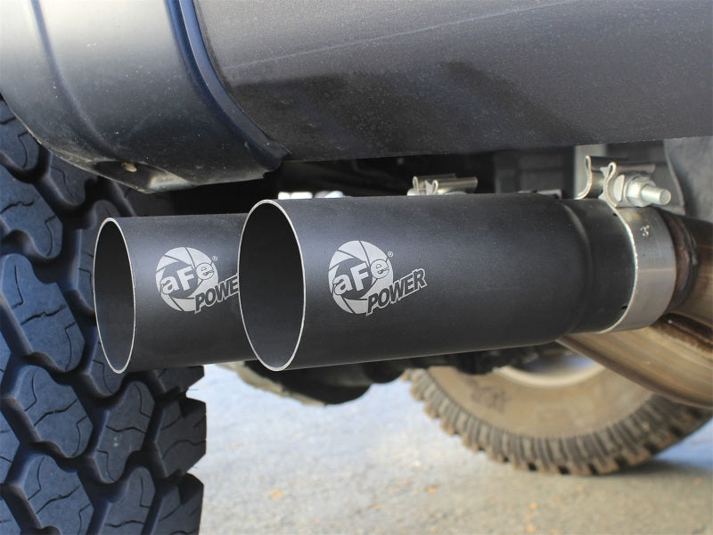 aFe Cat Back Exhaust Black - Ford F-150 11-14 49-43078-B Photo - Mounted
