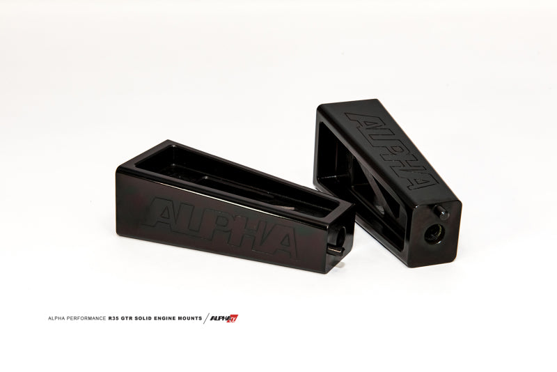 AMS Performance 2009+ Nissan GT-R R35 Alpha Race X Solid Motor Mounts ALP.07.03.0012-1 ALP.07.03.0012-1 Photo - Primary