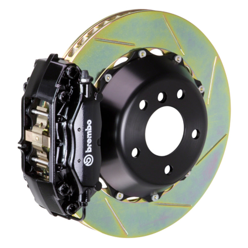 Brembo 12-16 98ster (Excl PCCB) Rr GT BBK 4Pis Cast 345x28 2pc Rotor Slotted Type1-Black 2P2.8056A1 2P2.8056A1 Photo - Primary