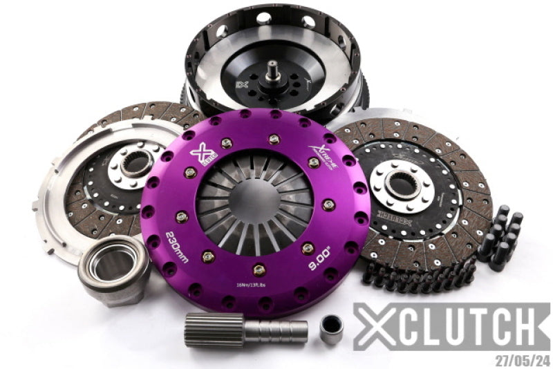 XCLUTCH 11-13 BMW 335is Base 3.0L 9in Twin Solid Organic Clutch Kit XKBM23594-2G XKBM23594-2G Photo - Primary
