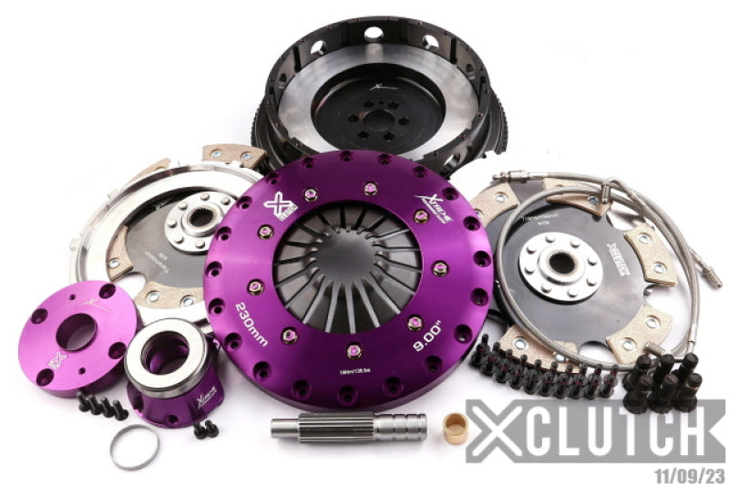 XCLUTCH 99-02 Nissan Skyline GT-R 2.6L 9in Twin Solid Ceramic Clutch Kit XKNI23683-2E XKNI23683-2E Photo - Primary